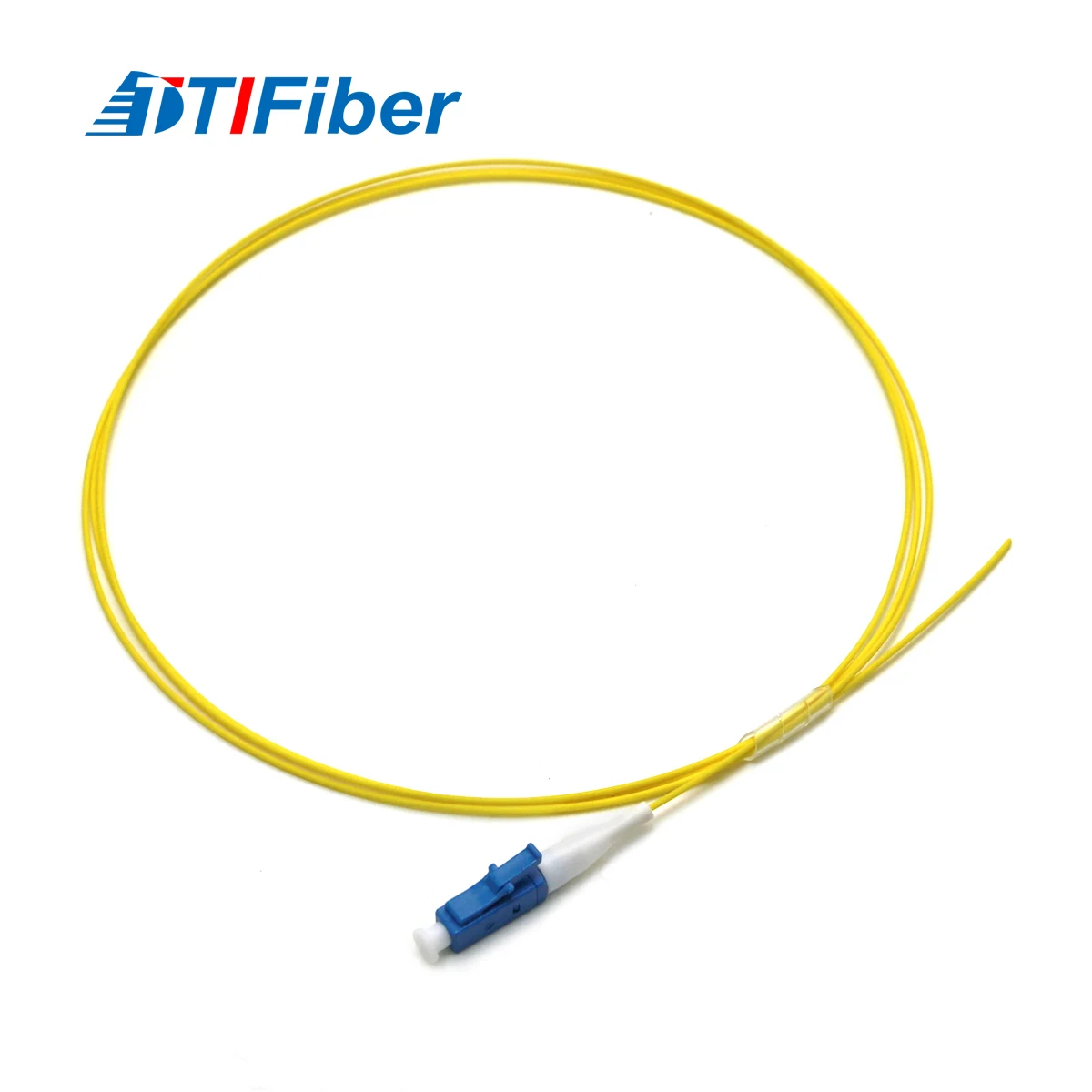ST/UPC fiber optic pigtail with bayonet coupling mechanism
